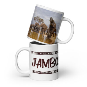 Thirsty Herd – 20 oz Ceramic Mug by Paul Renner