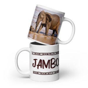 River Crossing – 20 oz Ceramic Mug by Paul Renner