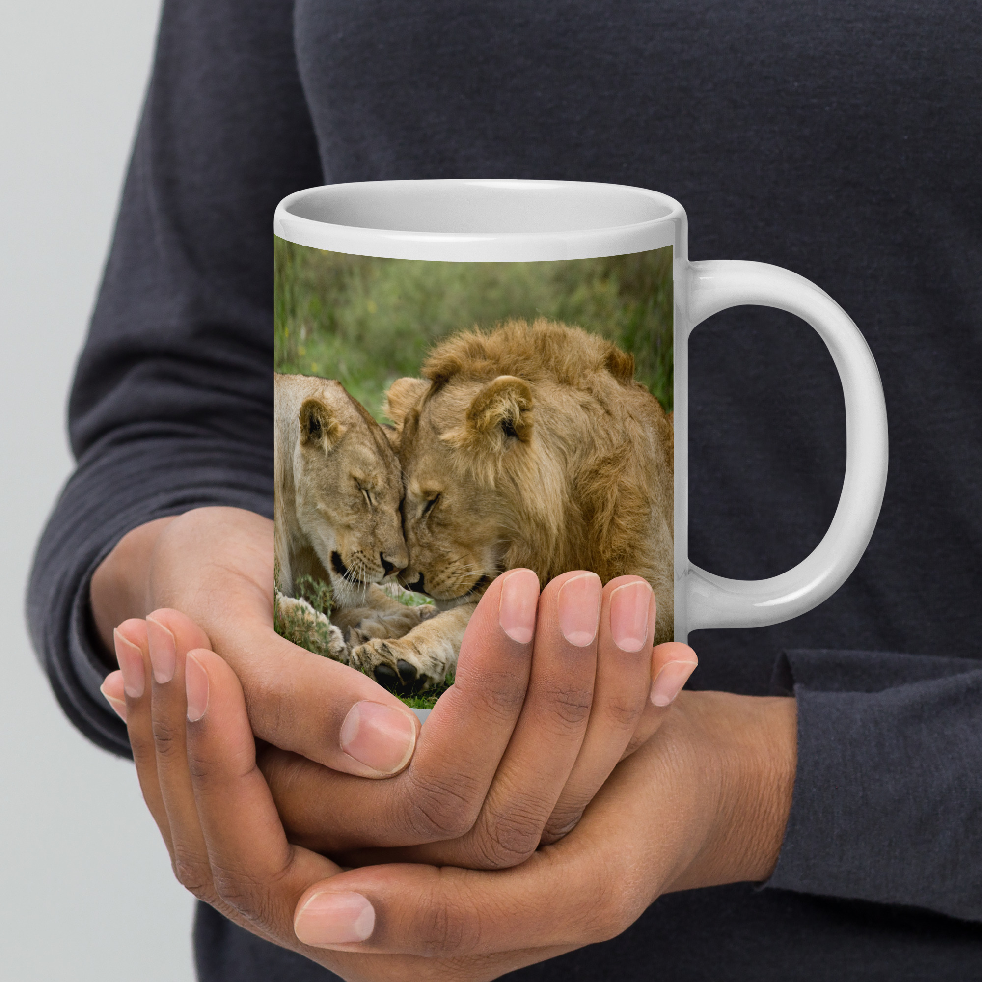 Snuggle Time – 20 oz Ceramic Mug by Paul Renner - Image 2